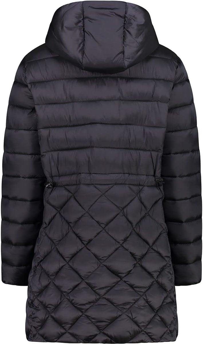 CMP Damen Long Hooded Nylon, Langer Parka 42 titan, 42 titan