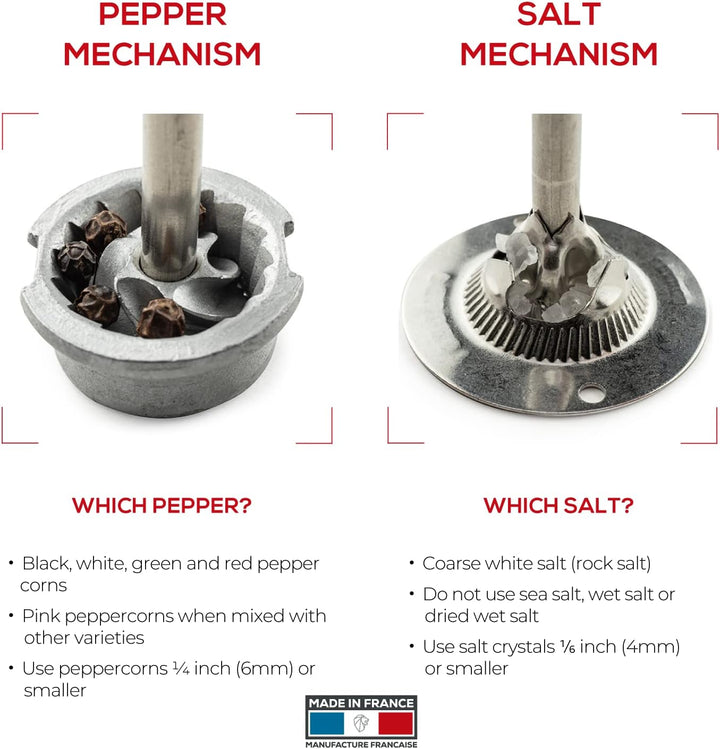Peugeot Pfeffermühle 12cm Buche N natur Peugeot-Mahlwerk Single, Single
