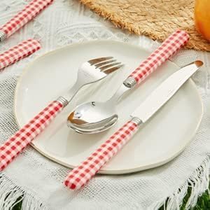 ANNOVA Besteckset, 20-teilig, Griff aus Edelstahl - 4 x Tafelmesser; 4 x Tafelgabeln; 4 x Salatgabel