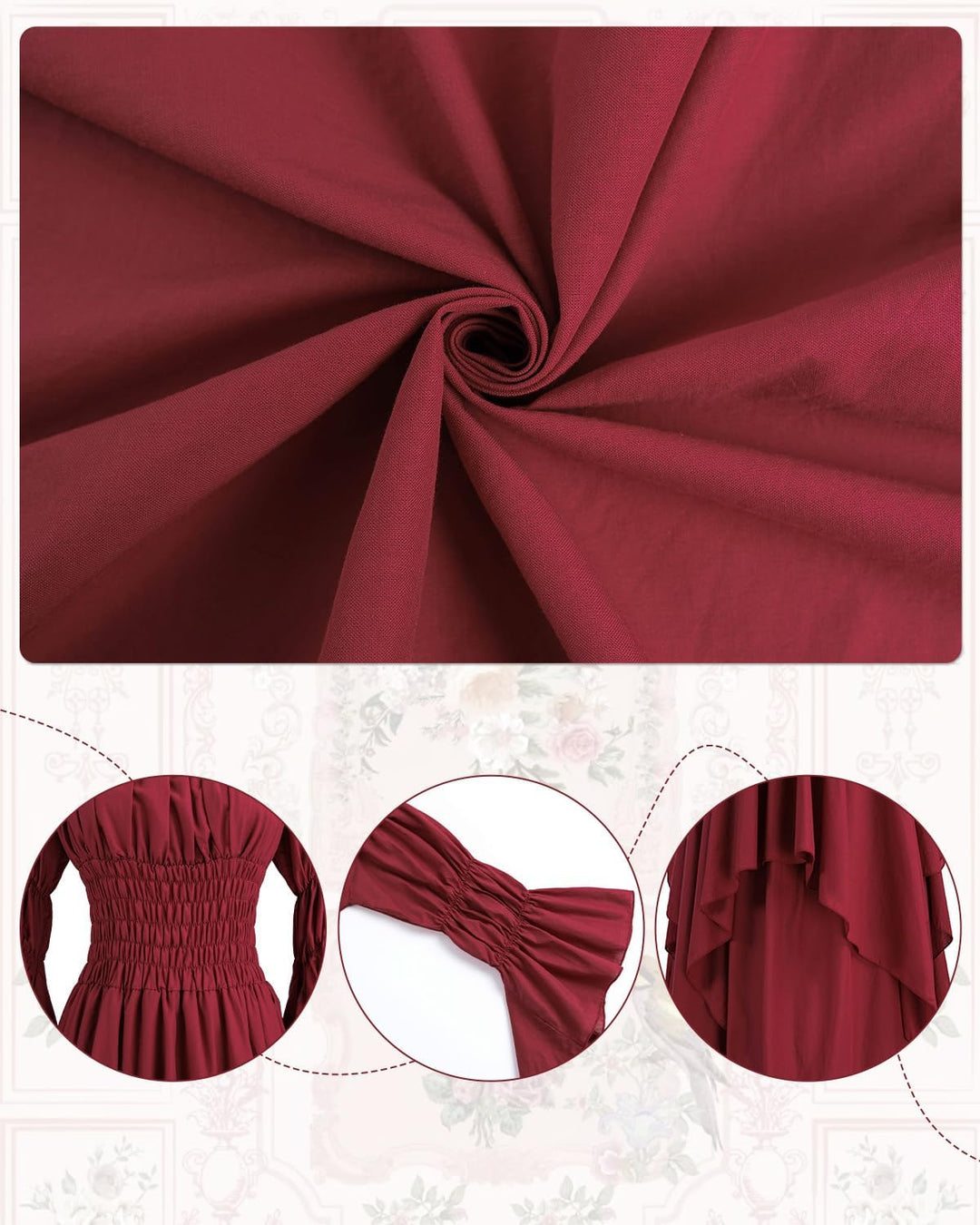 CR ROLECOS Viktorianisches Kleid Damen Piraten kostüm Mittelalter Kleidung Victorian Dress Karneval