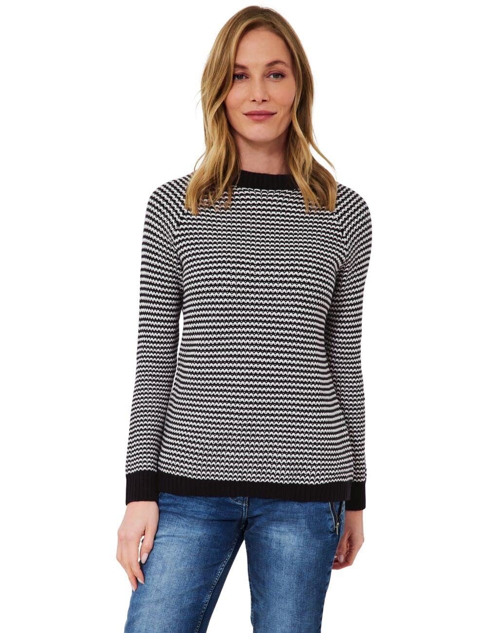 Cecil Damen B302167 Strickpullover XL Grau, XL Grau