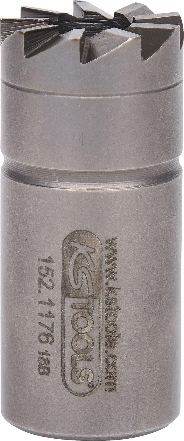 KS Tools 152.1176 Injektor-Dichtsitzfräskopf flach Ø 17/17mm, 38mm