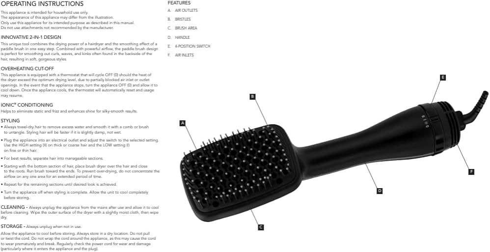 REVLON Pro Collection Salon Einstufen-Haartrockner und Styler - RVDR5212