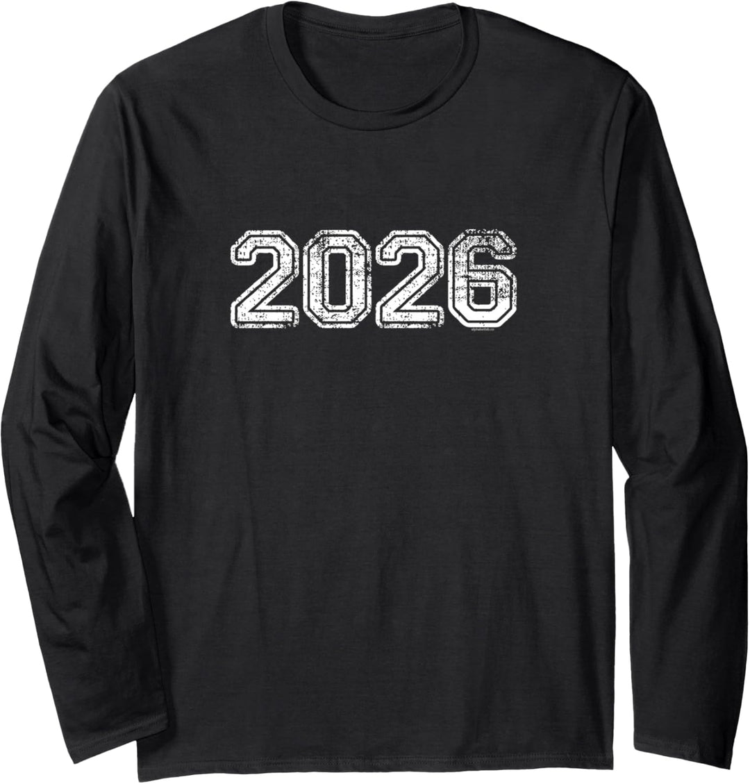 Class of 2026 | Graduation School Vintage Spirit Senior 2026 Langarmshirt