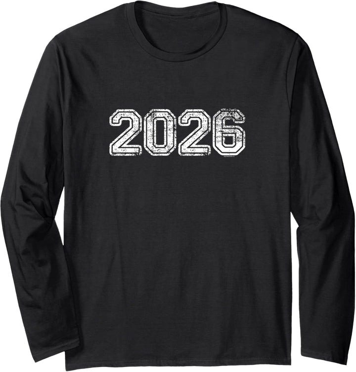 Class of 2026 | Graduation School Vintage Spirit Senior 2026 Langarmshirt