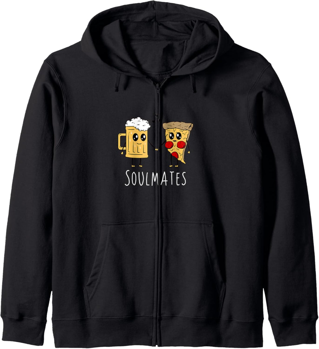 Soulmates Pizzabier Kapuzenjacke