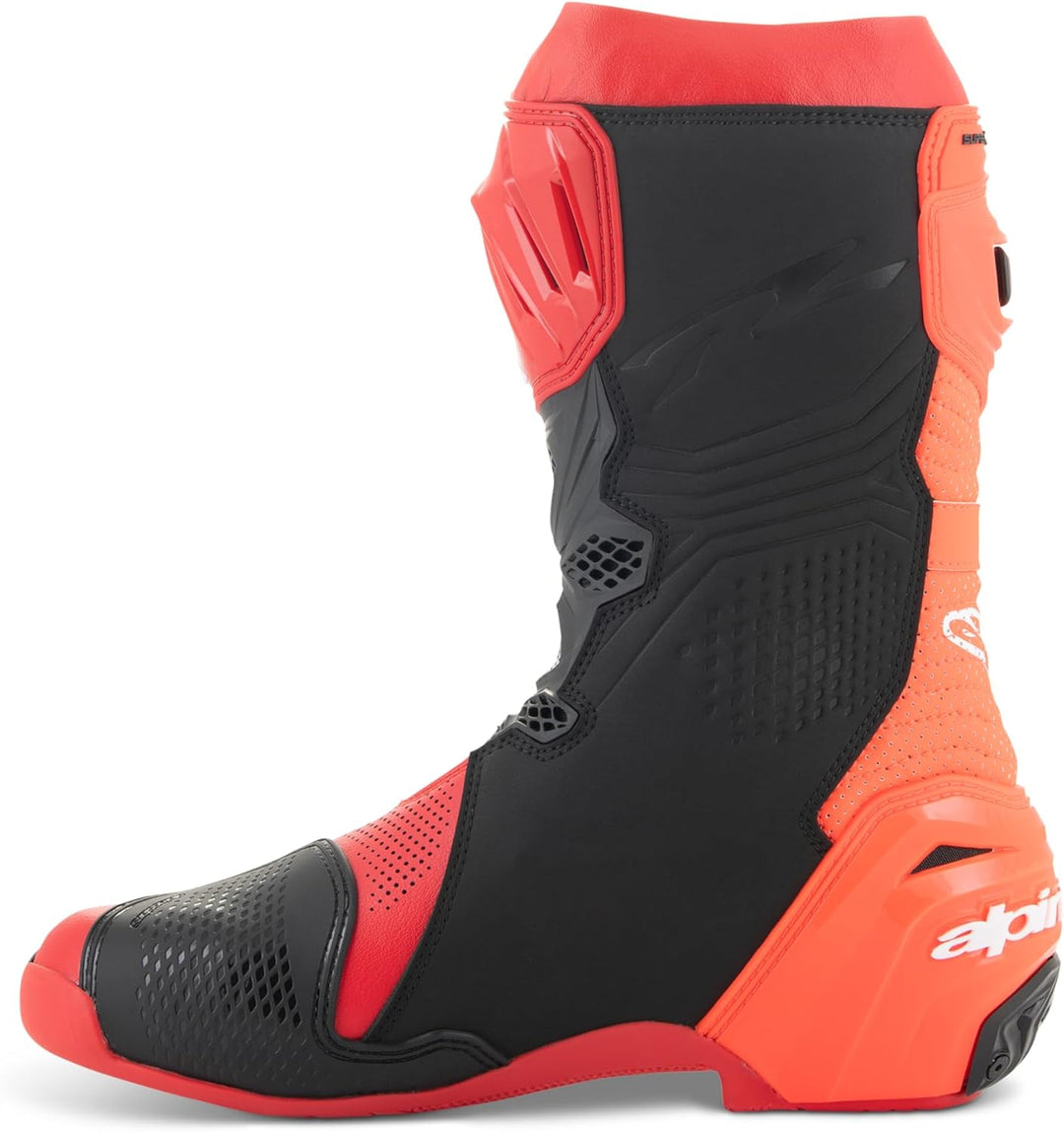 Alpinestars Supertech R Vented Motorradstiefel 42 EU Rot, 42 EU Rot