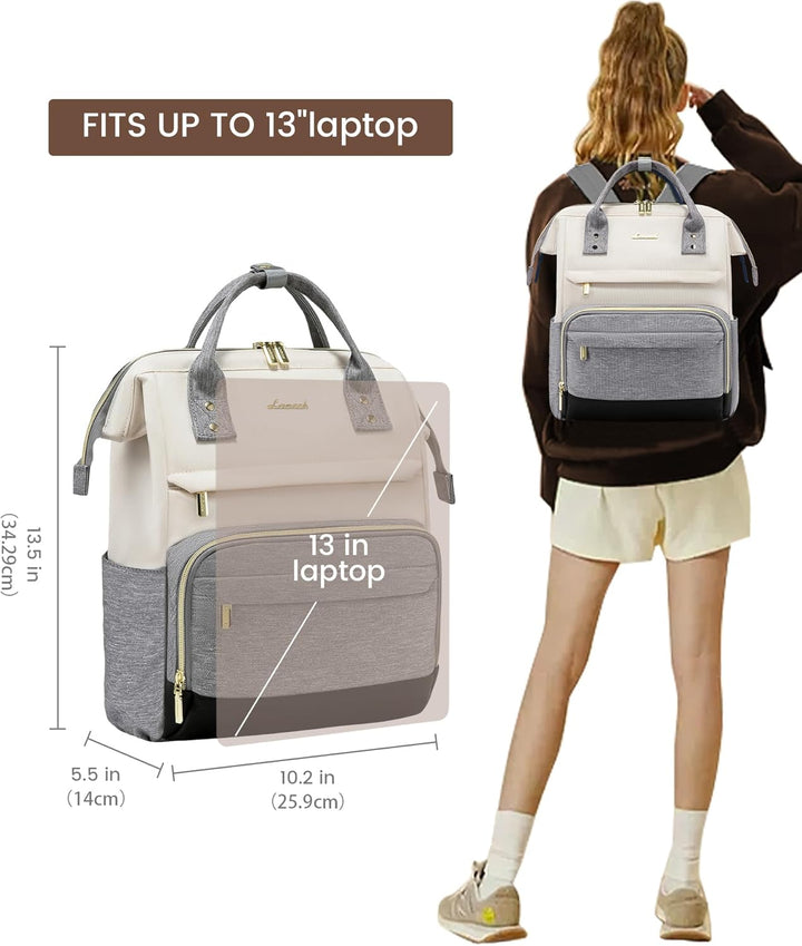 LOVEVOOK Rucksack Damen Klein, Rucksackhandtaschen Elegant, Wasserdicht Cityrucksack Rucksacktache 2
