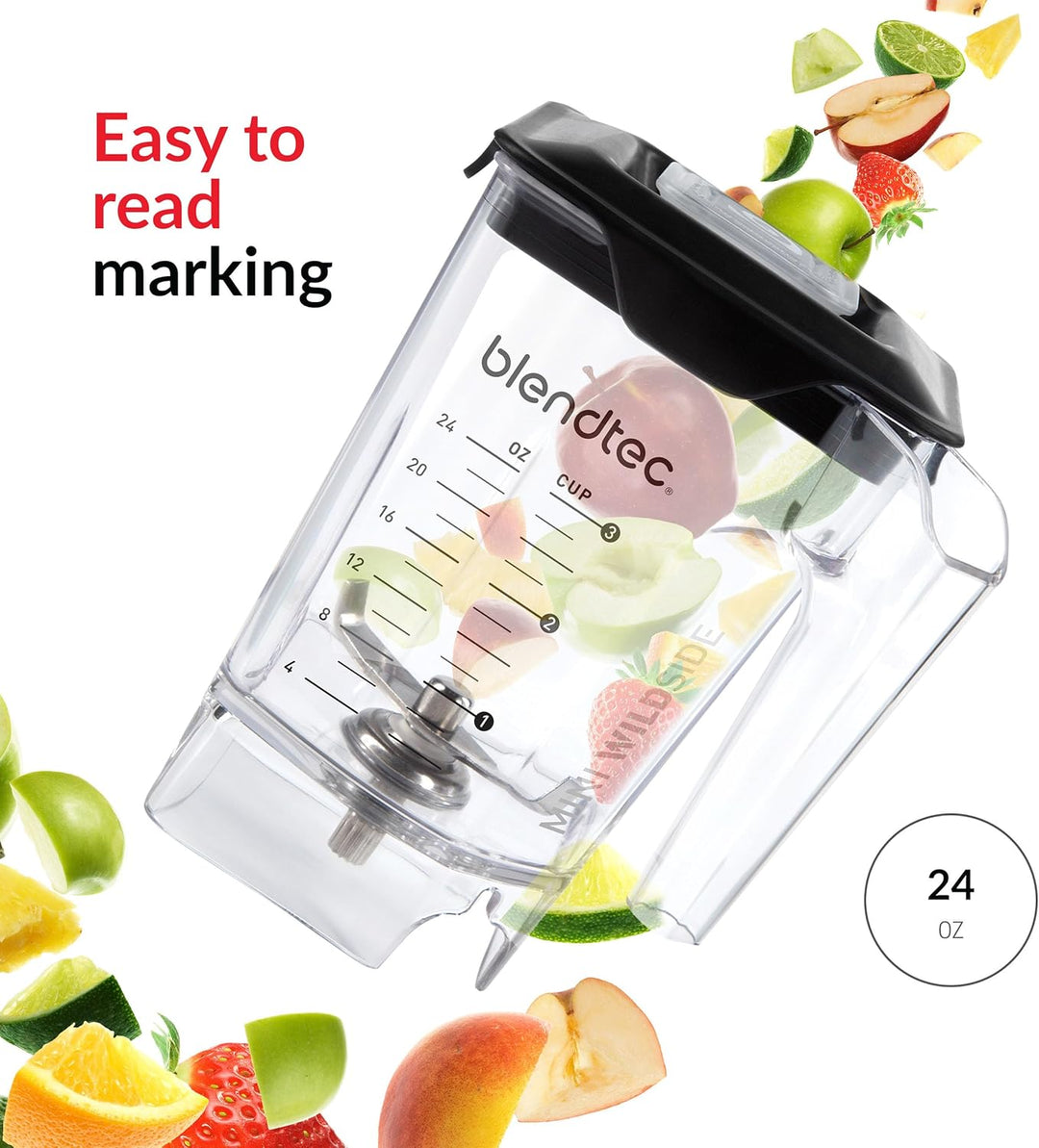 Blendtec 40-642-50 Mini WildSide Jar Behälter, 1.3 L, Transparent Mini-Glas von WildSide, Mini-Glas