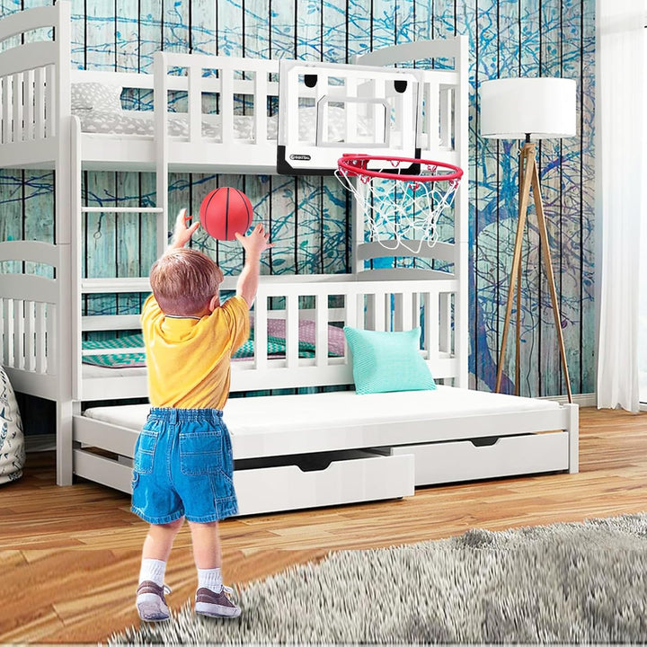 Newpop Basketballkorb Indoor Kinders, Basketball Korb Zimmer, Minis Basketballs Hoop Einhängen, Bask