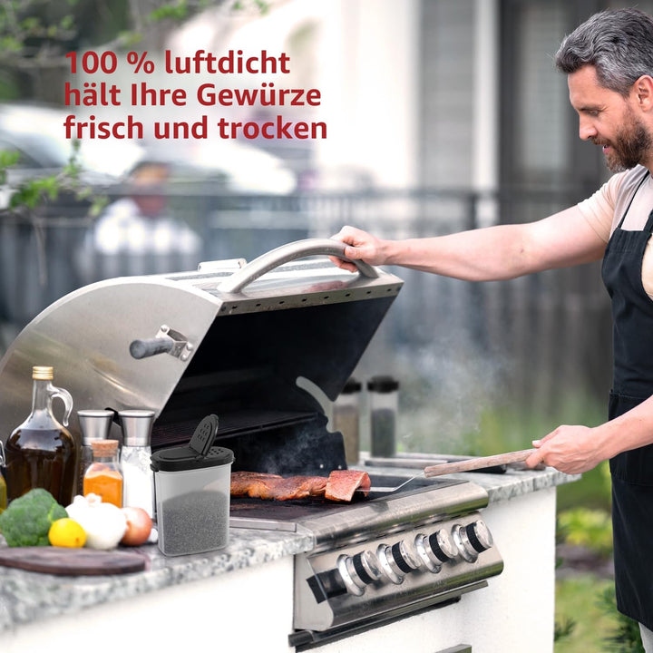 SIGNORA WARE Signoraware Premium Gewürzboxen Aufbewahrungsboxen für Gewürze in gross und klein mit p