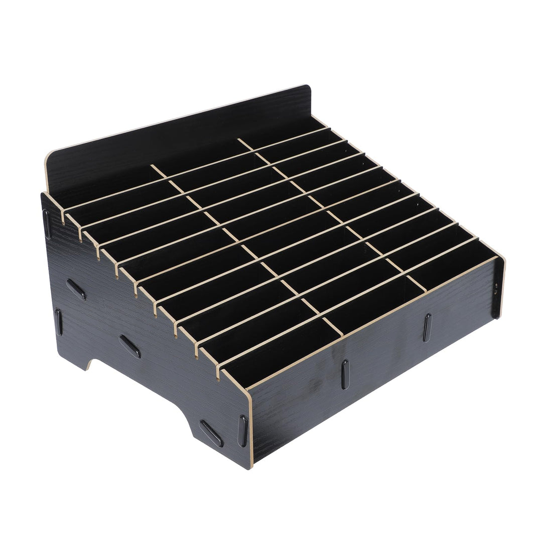 Awleynz 30 Gitter Handygarage Schule, Handy Hotel Aufbewahrungsbox Holz, Multi-Grid-Aufbewahrungsbox