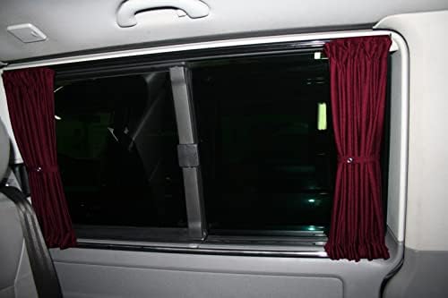 BREMER SITZBEZÜGE Mass Gardinen Vorhänge Sonnenschutz kompatibel mit VW T5 T6 T6.1 Caravelle Langer