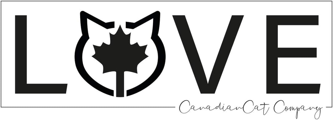 CanadianCat Company | Katzenbett 45 x 35 x 35 cm - Kuschelbett, Bettchen für alle Katzen die Pappe u