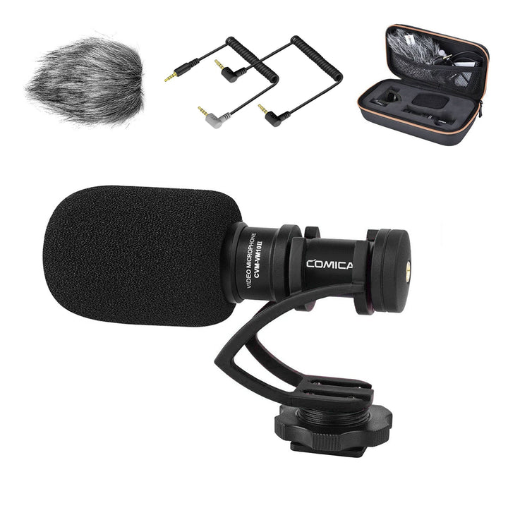 comica Kamera Mikrofon, CVM-VM10II Video Shotgun Mikrofon Cardioid Richtmikrofon für Canon Nikon Son