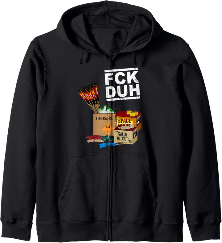 Silvester Feuerwerk Pro Pyro Kapuzenjacke
