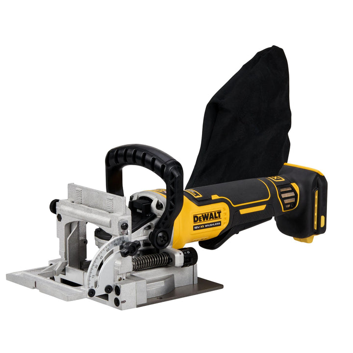 Dewalt 18V Akku-Flachdübelfräse DCW682NT (bürstenlos, mit präziser Zahnstangenführung & einstellbare
