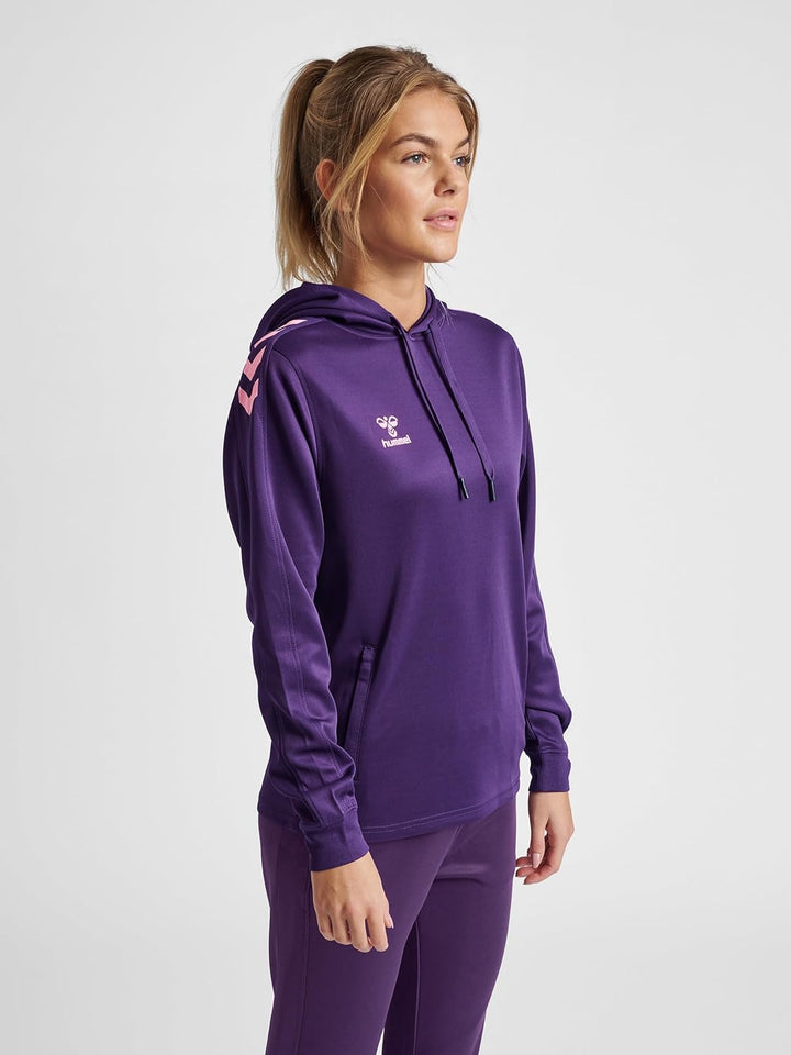hummel Damen Hmlcore Xk Poly Sweat Hoodie Woman Sweatshirt, Acai