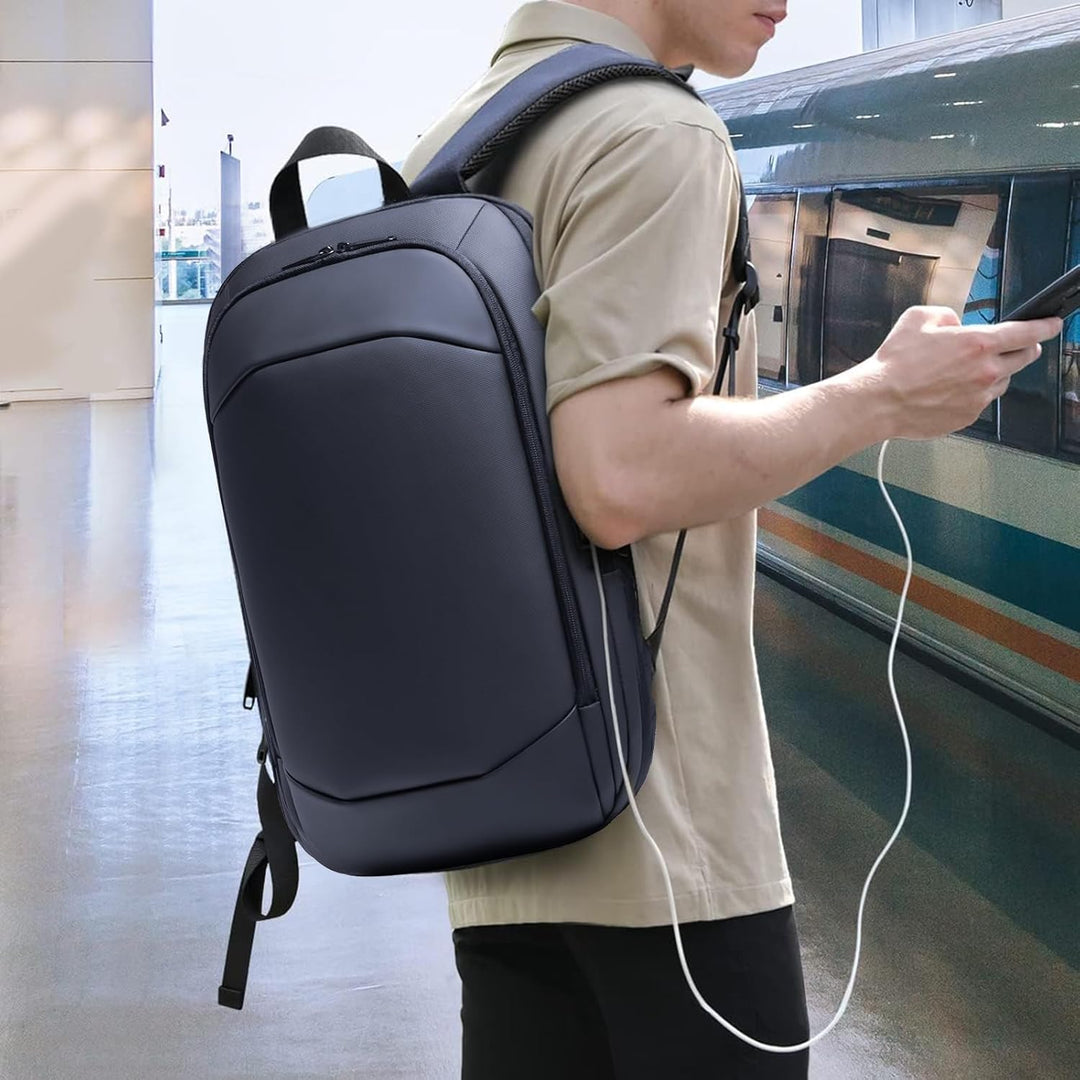 Laptop Rucksack Wasserdichter Gross mit USB-Anschluss Laptoptasche für 17 zoll Backpack Business Her