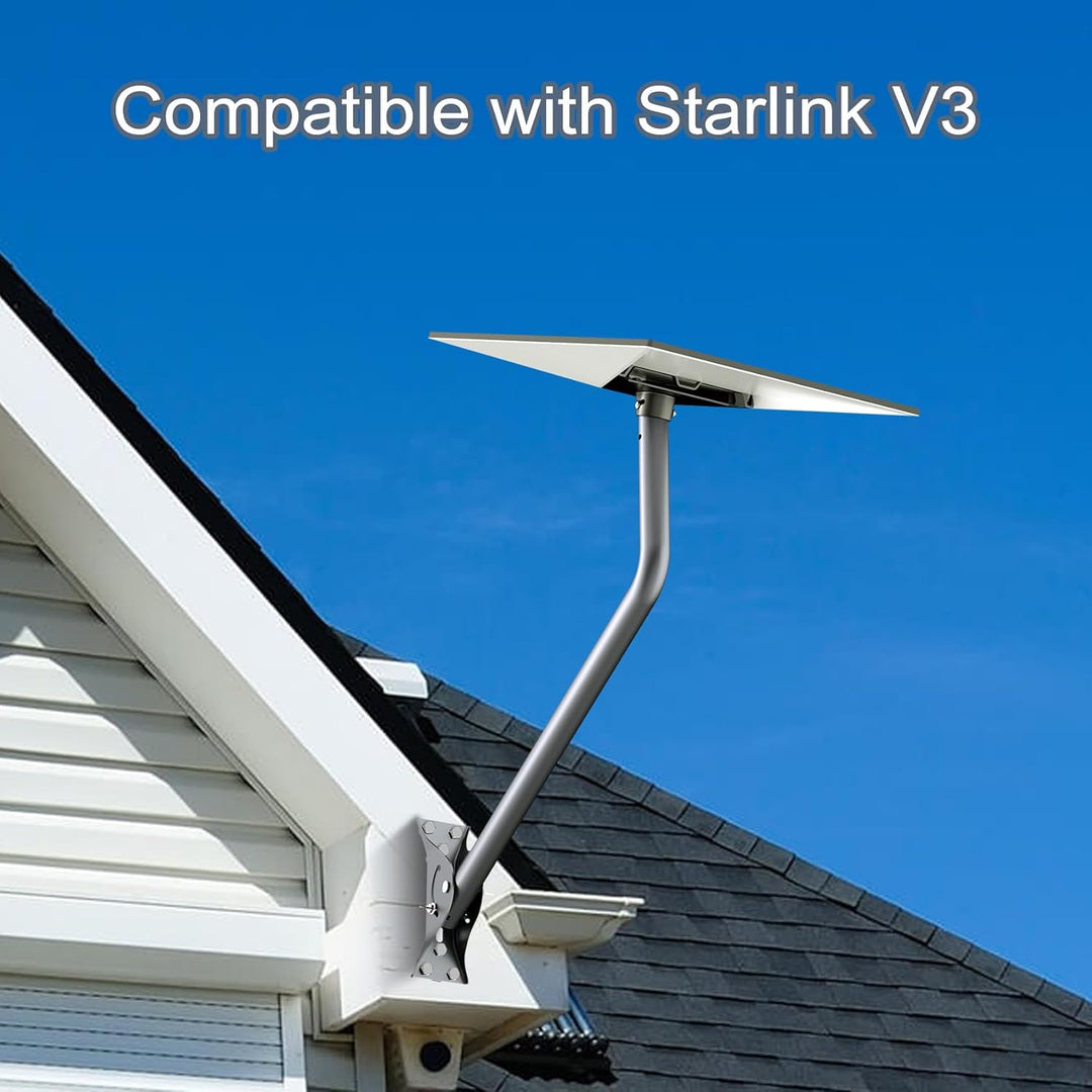 Starlink Gen 3 Halterung – Hochbelastbares Starlink Montageset, kompatibel mit V3 Standard Dish, Mas