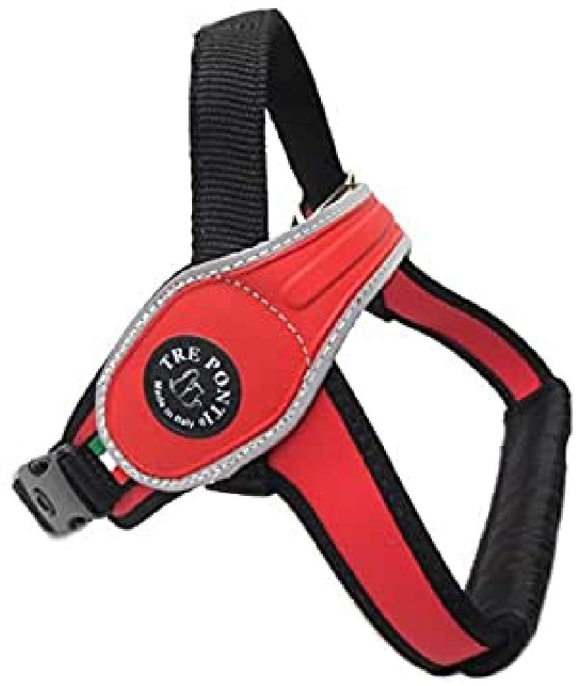 TRE Ponti Primo Hundegeschirr XX-Large rot, XX-Large rot