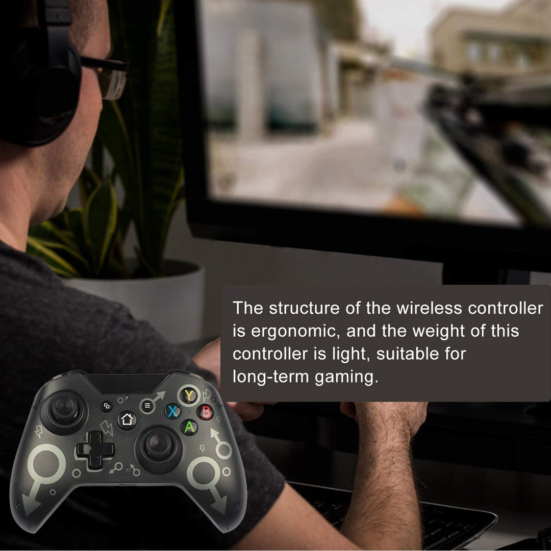 Wireless Controller für Xbox One,2,4 GHz Gaming Joystick Controller,Bluetooth Remote Gamepad für Xbo
