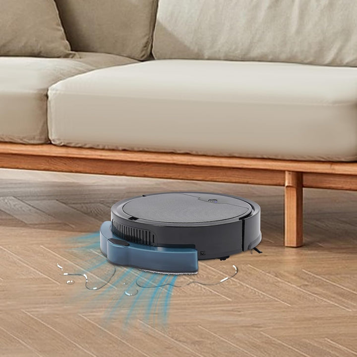 Saugroboter Roboterstaubsauger, Saugroboter mit Wischfunktion 3 in 1, 1100Pa Staubsaugerroboter mit