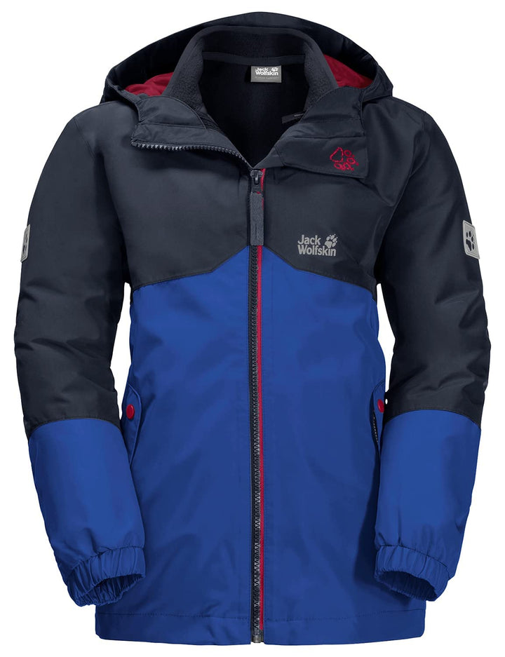 Jack Wolfskin Jungen B Iceland 3in1 Jkt 3in1-jacke 92 Active Blue, 92 Active Blue