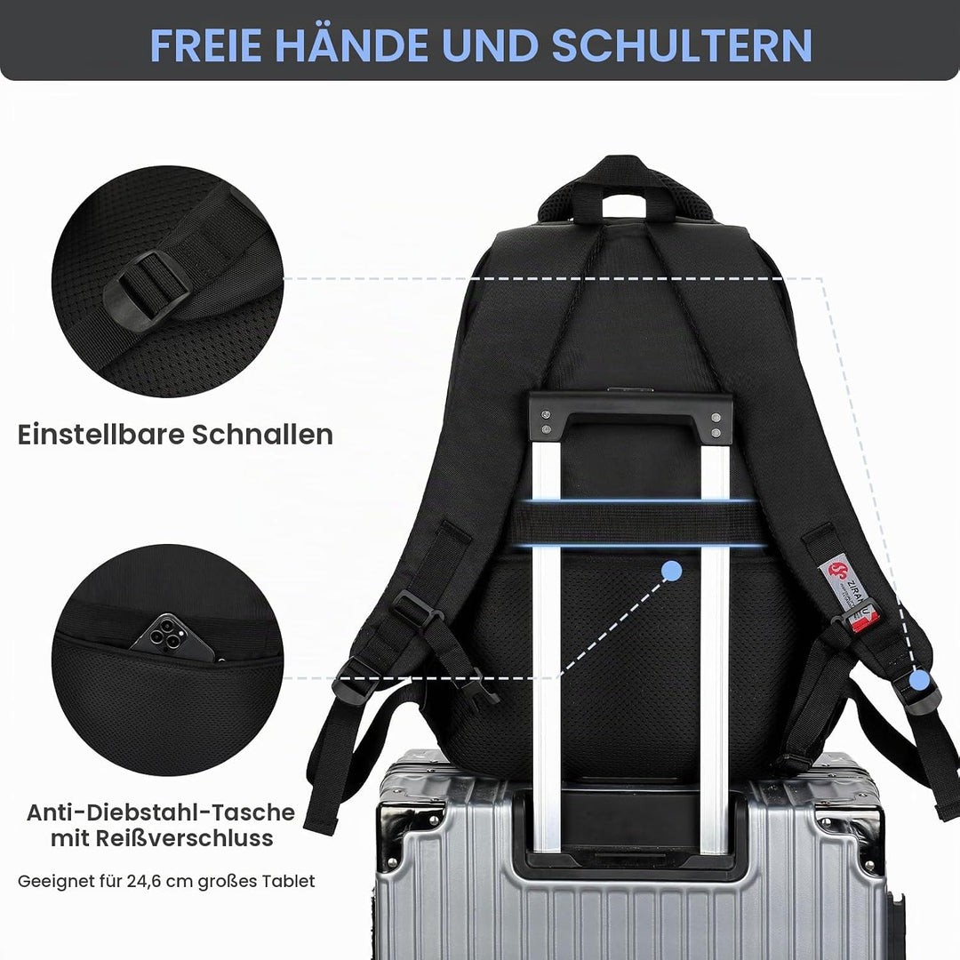 Amythe Rucksack Teenager Schulrucksack - Lässiger Daypack Herren, Schultasche für Jungen der 4.- 9.
