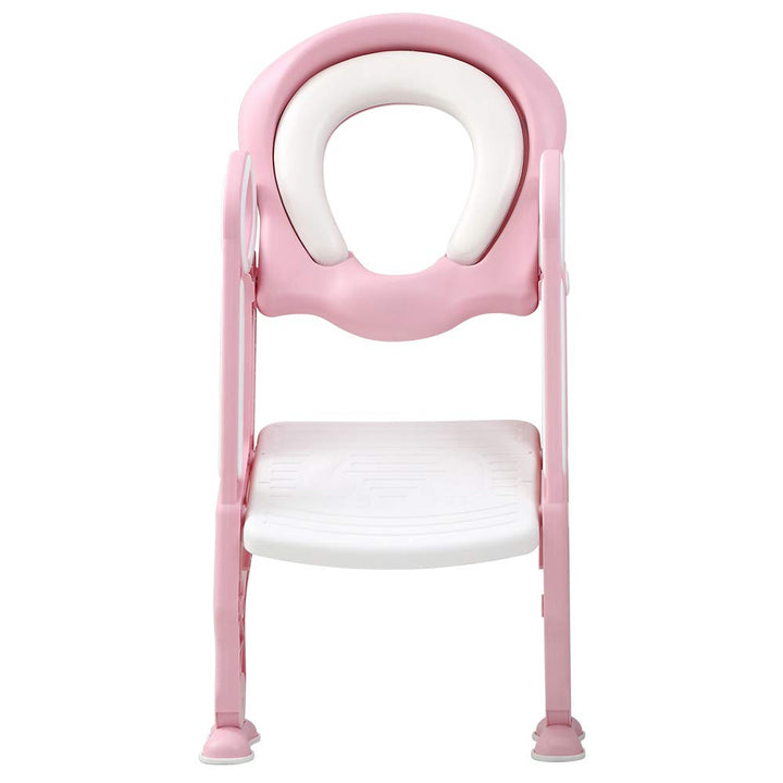Toilettensitz kinder mit treppe, Faltbar Toilettentrainer Stabilen Rutschfesten, Kinder WC Sitz mit