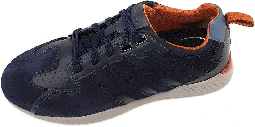 Geox Jungen U Snake.2 B Sneaker 40 EU Navy Dk Avio, 40 EU Navy Dk Avio