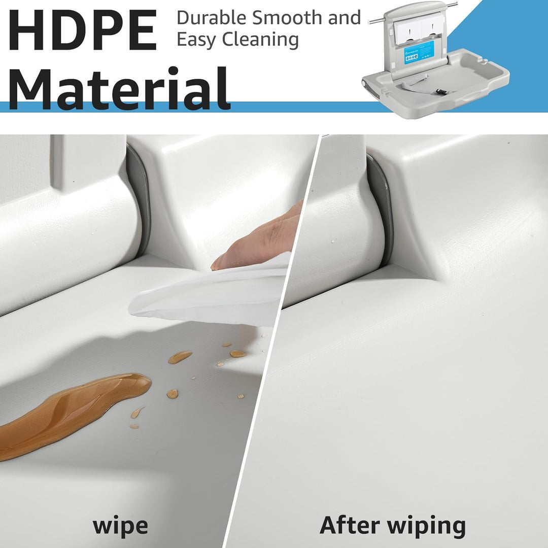 Wickelkommode Wandmontierter Wickeltisch Faltbare Wickelkommode Gewerbliche Toiletten Horizontal HDP