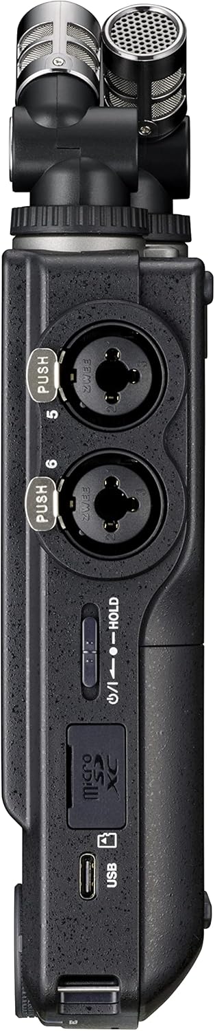 Tascam Portacapture X8 - Portabler 6+2-Spur High-Resolution 32-bit/192-kHz Rekorder, USB2.0, schwarz