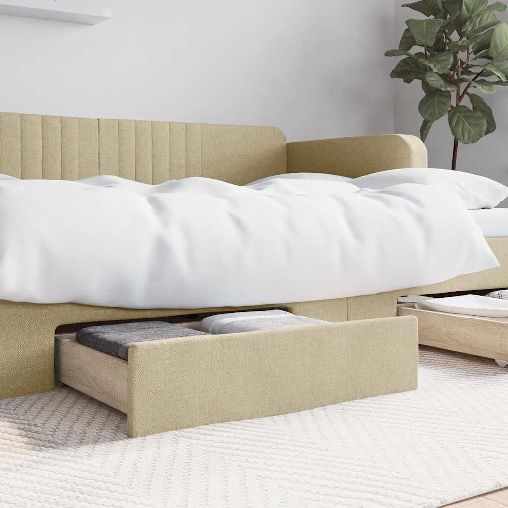 vidaXL Bettschubladen 2 Stk., Bettkasten mit Rollen, Schubkasten Schublade für Bett, Bettschubkasten
