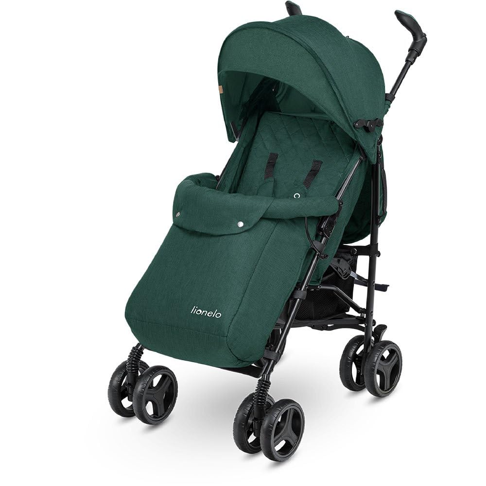 LIONELO Irma Kinderwagen bis 15 kg, Kinderwagen, leichter moderner Kinderwagen mit Liegefunktion, fa