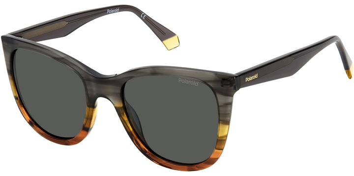 Polaroid Unisex PLD 4096/s/x Sunglasses, XYO/M9 Grey Yellow, L