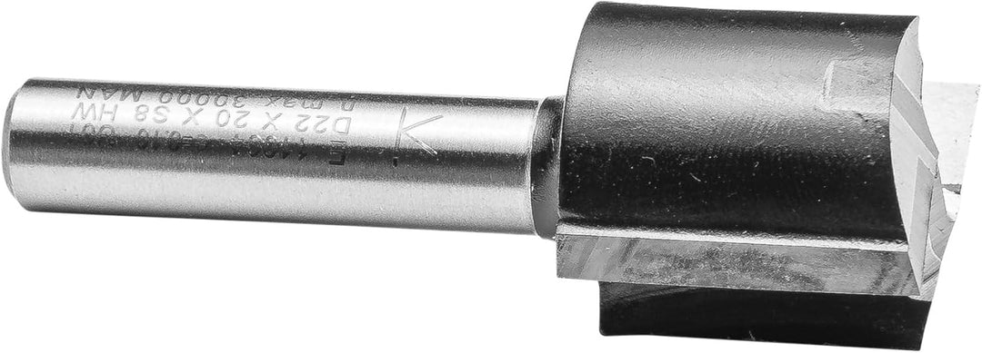 ENT 11004 Nutfräser HW, Schaft (S) 8 mm, Durchmesser (D) 22 mm, NL 20 mm, SL 32 mm, GL 52 mm, mit Ha
