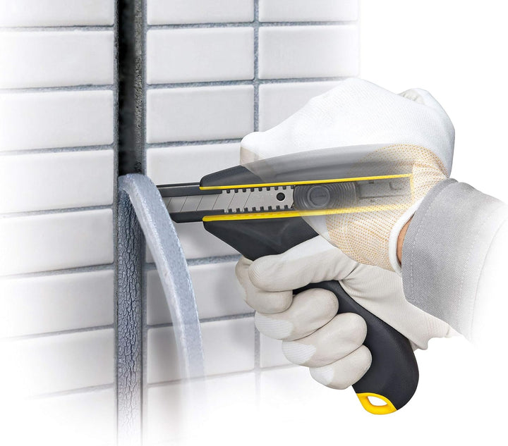 Tajima Strong-J Grip Fugencutter Set mit 10 Klingen (Cutter mit Ersatzklingen) 22 mm - DC690YB, Cutt