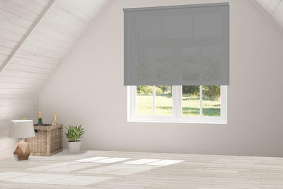 VIEWTEX - Rollo Screen 10 % / erhältlich in verschiedenen Grössen und Farben (Perlgrau, 120 x 190 cm