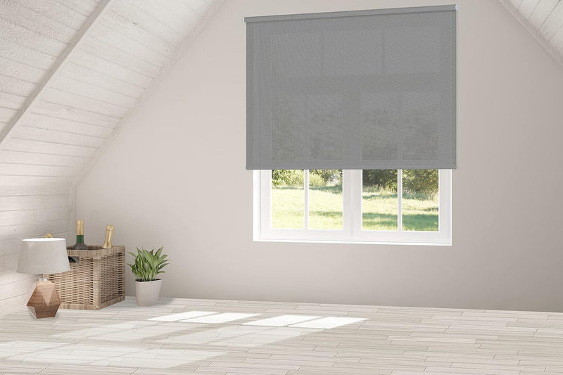 VIEWTEX - Rollo Screen 10 % / erhältlich in verschiedenen Grössen und Farben (Perlgrau, 120 x 190 cm