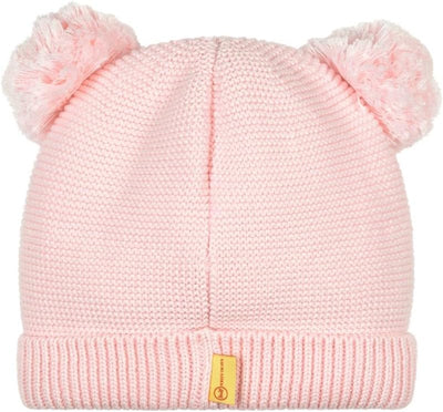 Steiff Mädchen Mütze mit Bommel Hat, BARELY PINK