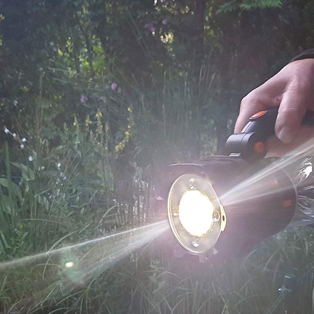 Led Kurbel Laterne - Taschenlampe - Notfall Lampe 4in1 mit Notfallradio - Powerbank 2100mAh - SOS-Si