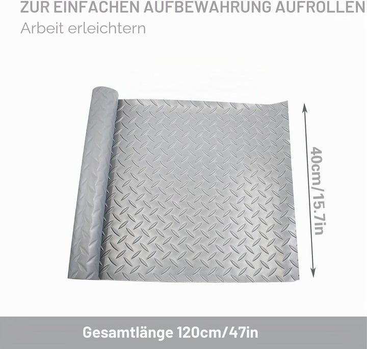 Werkbankmatte 40x120 cm rutschfeste Tischunterlage 2mm dick Arbeitsmatte Thekenmatte für Handwerk, H