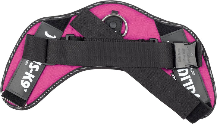JULIUS K-9 IDC Powergeschirre Dunkelpink mit individuelle Klettaufschriften Bundle optionale Grösse,