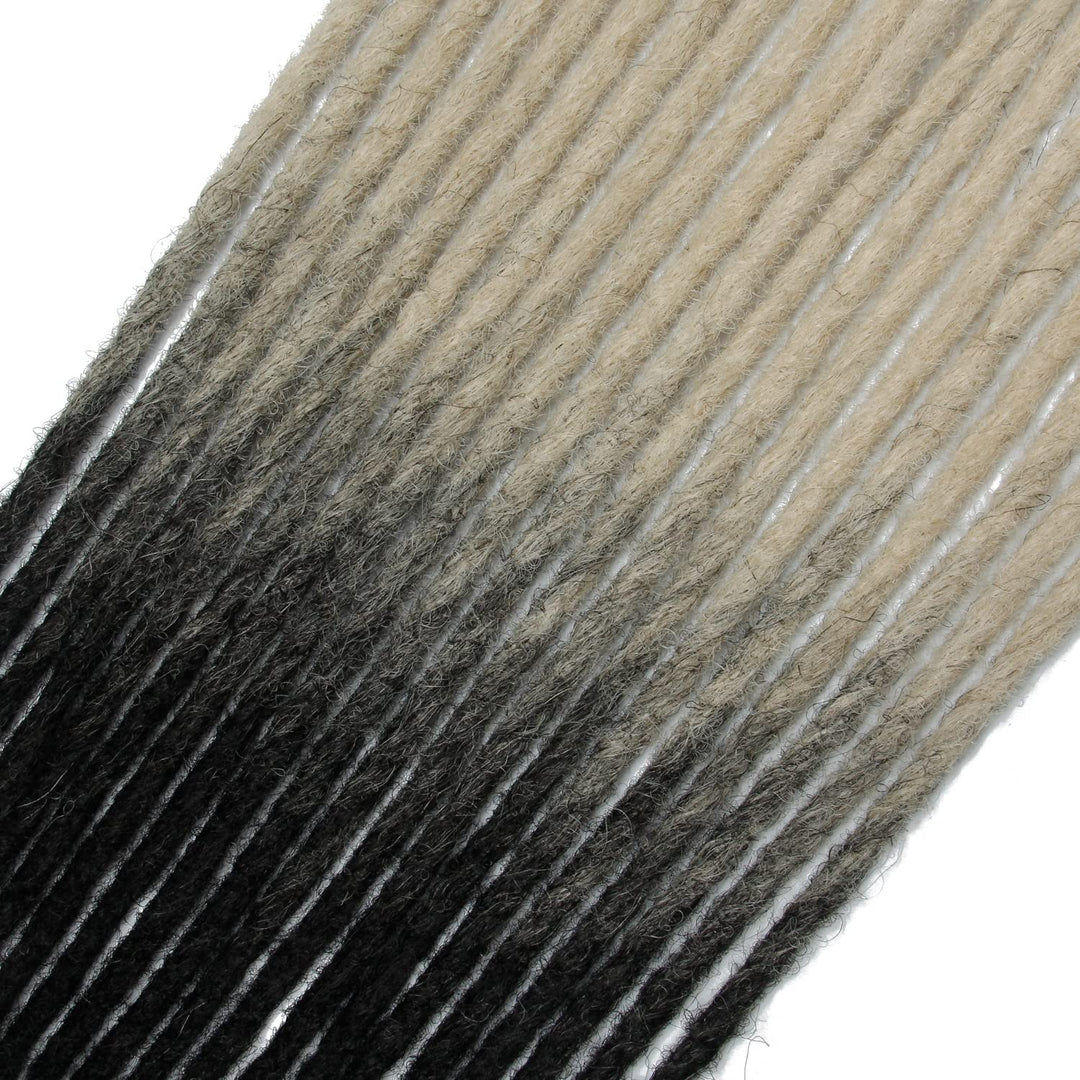 Dünne 0.6cm Synthetische Dreadlock Extensions Handgemacht 24 Zoll 20 Stränge Häkelhaar Lange Häkelzö