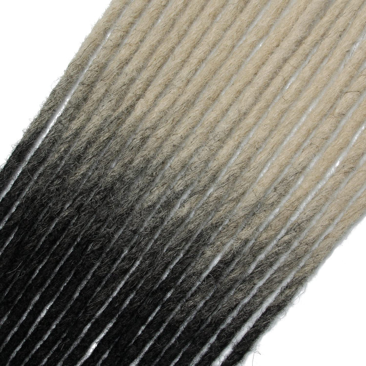 Dünne 0.6cm Synthetische Dreadlock Extensions Handgemacht 24 Zoll 20 Stränge Häkelhaar Lange Häkelzö