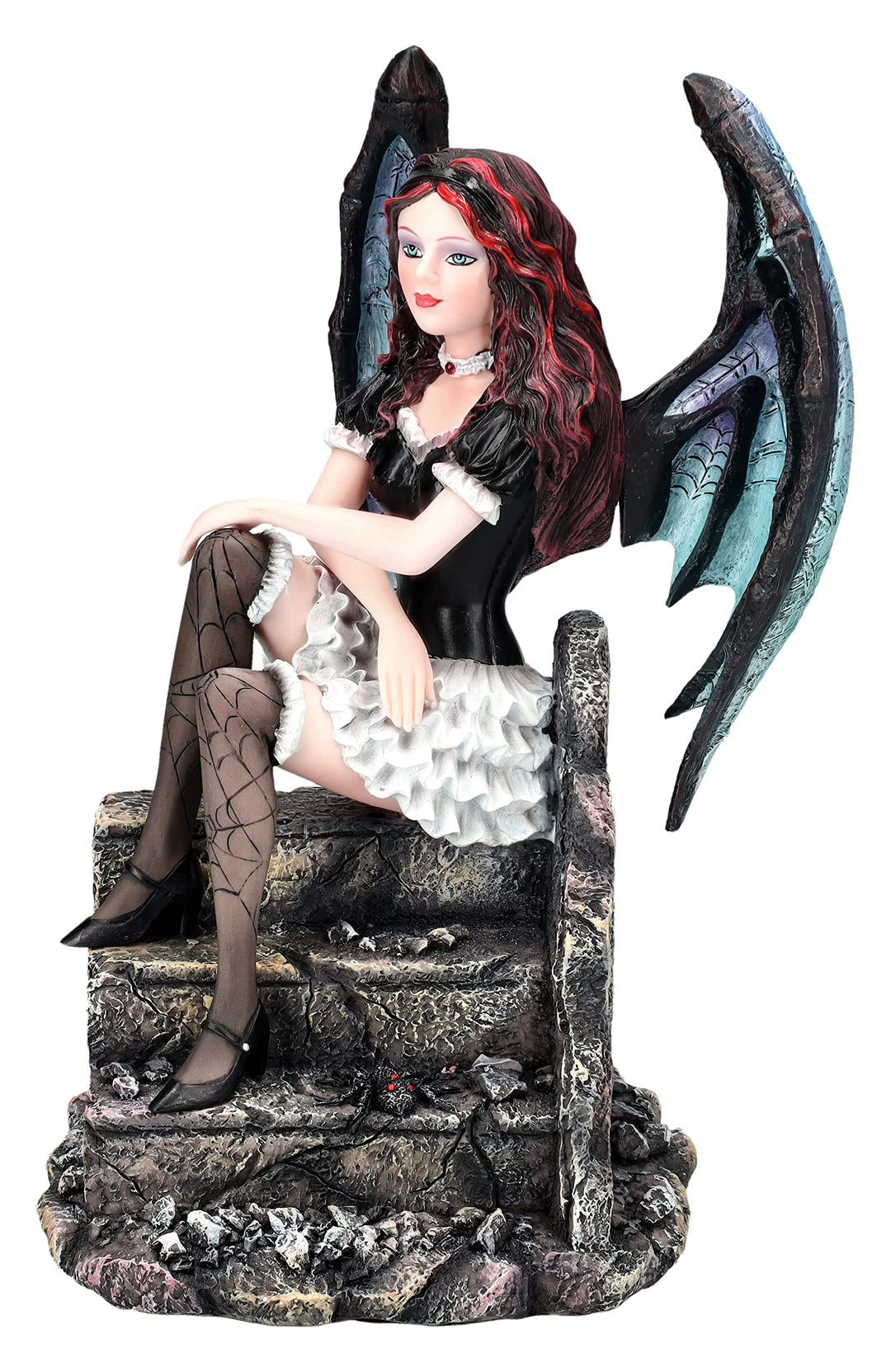 Gothic Elfen Figur - Sexy Dark Angel Mara 23 cm | Engel Statue