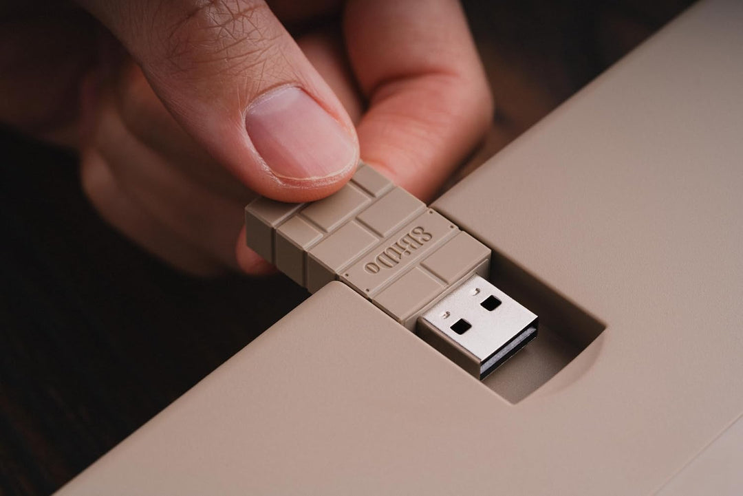 8Bitdo retro mechanische Tastatur, Bluetooth/2.4G/USB-C heiss austauschbare Gaming-Tastatur mit 87 T