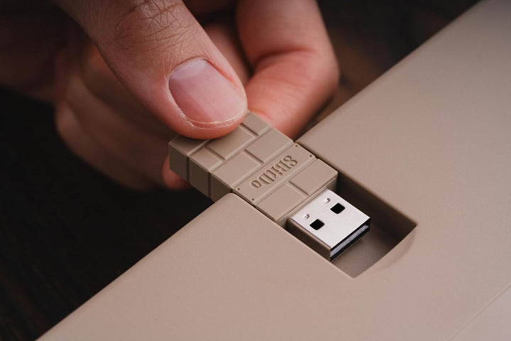 8Bitdo retro mechanische Tastatur, Bluetooth/2.4G/USB-C heiss austauschbare Gaming-Tastatur mit 87 T