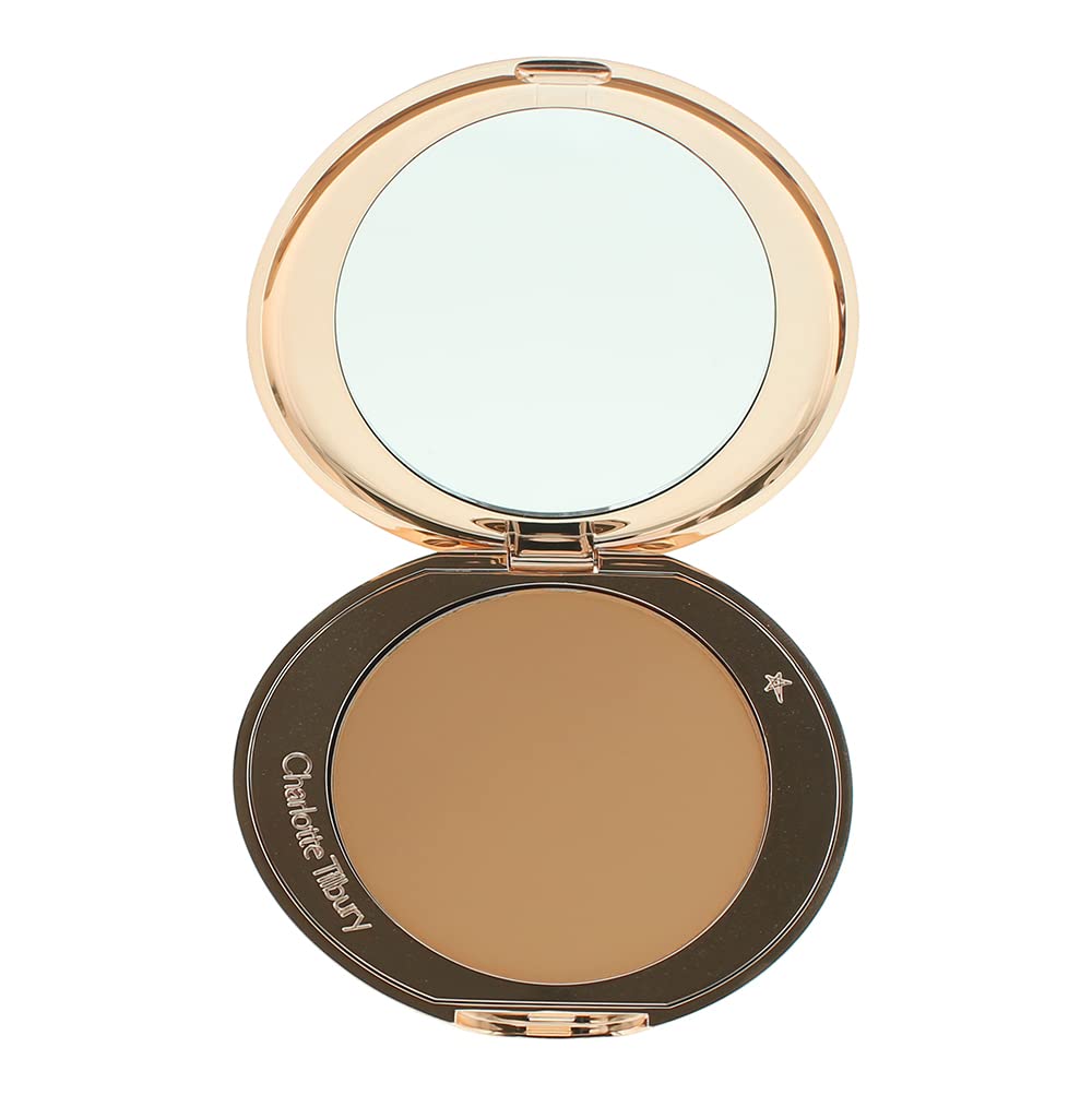 CHARLOTTE TILBURY Refillable Airbrush Flawless Finish 8g Tan Hellbraun 8.00 g (1er Pack), Hellbraun
